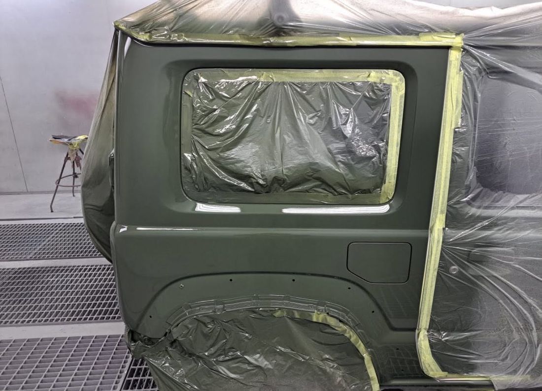 A Suzuki Jimny panel resprayed at Mobile Dent Pro
